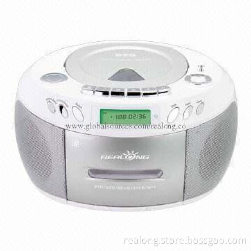 Portable CD player with cassette and FM/AM radio